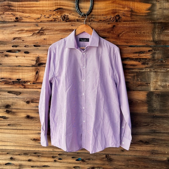 Nicole Miller Other - NICOLE MILLER | Lavender Long Sleeve Dress Shirt 15-15.5 M